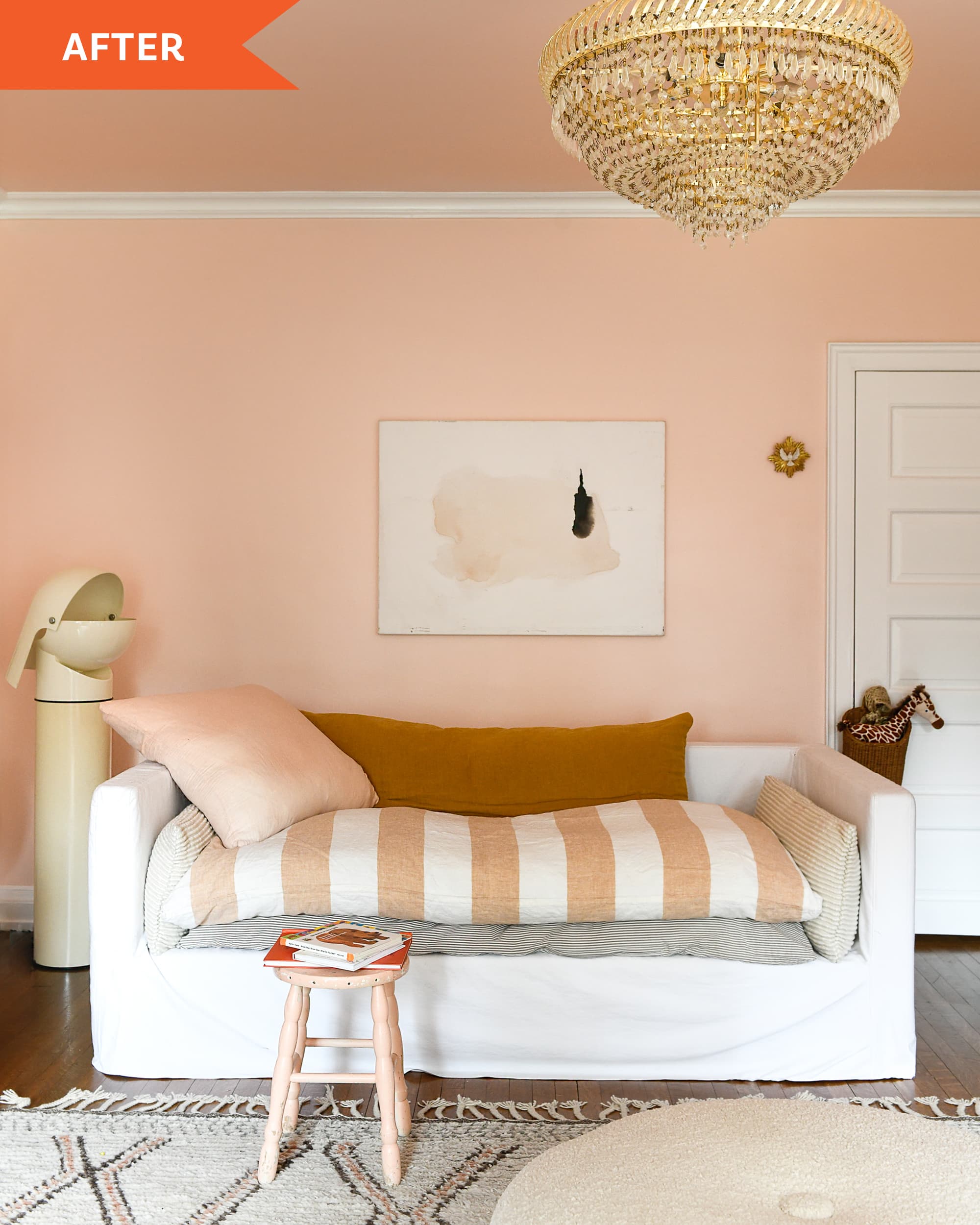 Before & After HGTV's Leanne Ford Turns a Blah Space into a Big Girl Bedroom Apartment Therapy